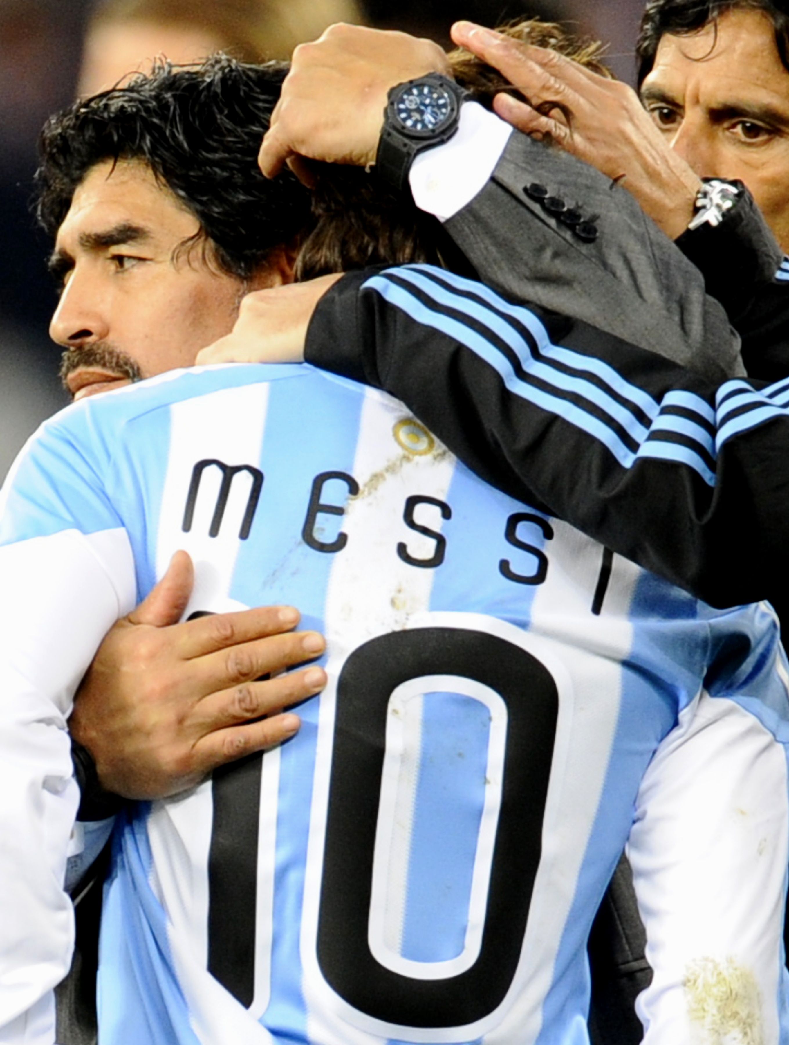 Messi 10 aos con Argentina