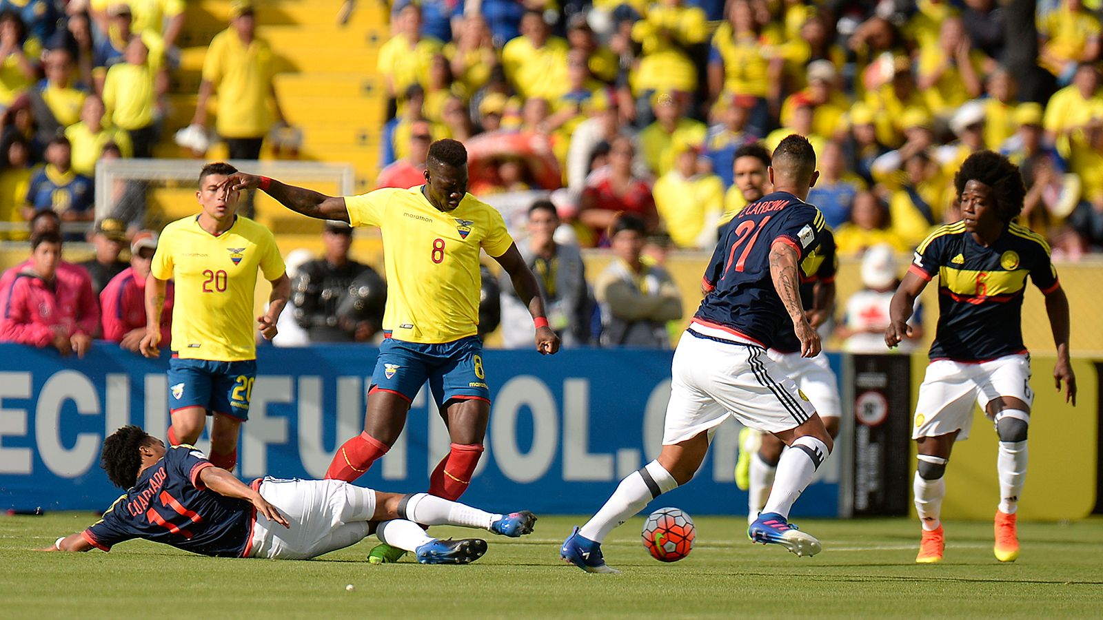 ECUADOR vs. COLOMBIA