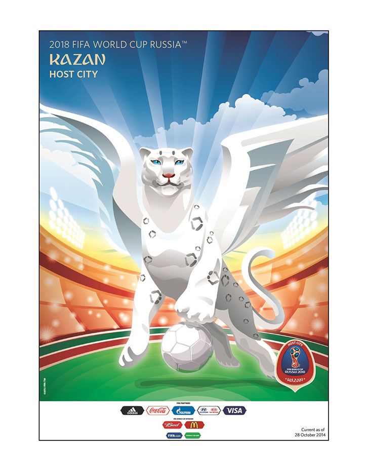 Todos los p�sters de las ciudades mundialistas.