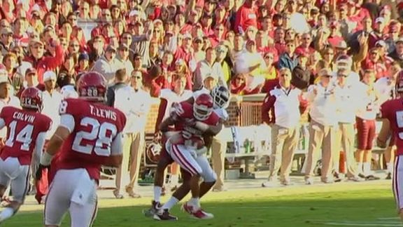 Oklahoma Vs Texas Aandm Highlight Espn Video