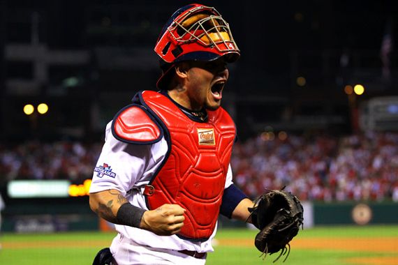 Yadier Molina of St. Louis Cardinals garners eighth Gold Glove in