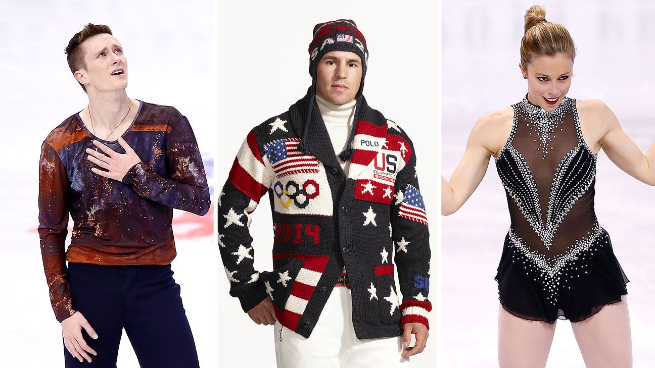 2014 Sochi Olypimcs Figure skaters in Team USA uniforms