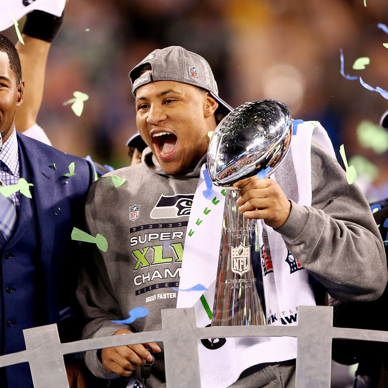 Super Bowl XLVIII Seattle Seahawks LB Malcolm Smith earns MVP honors(03)
