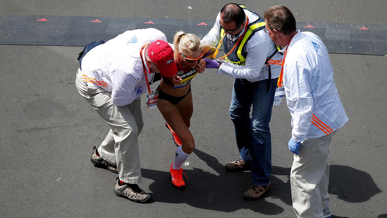2014 Boston Marathon Athletic trainers just did their jobs