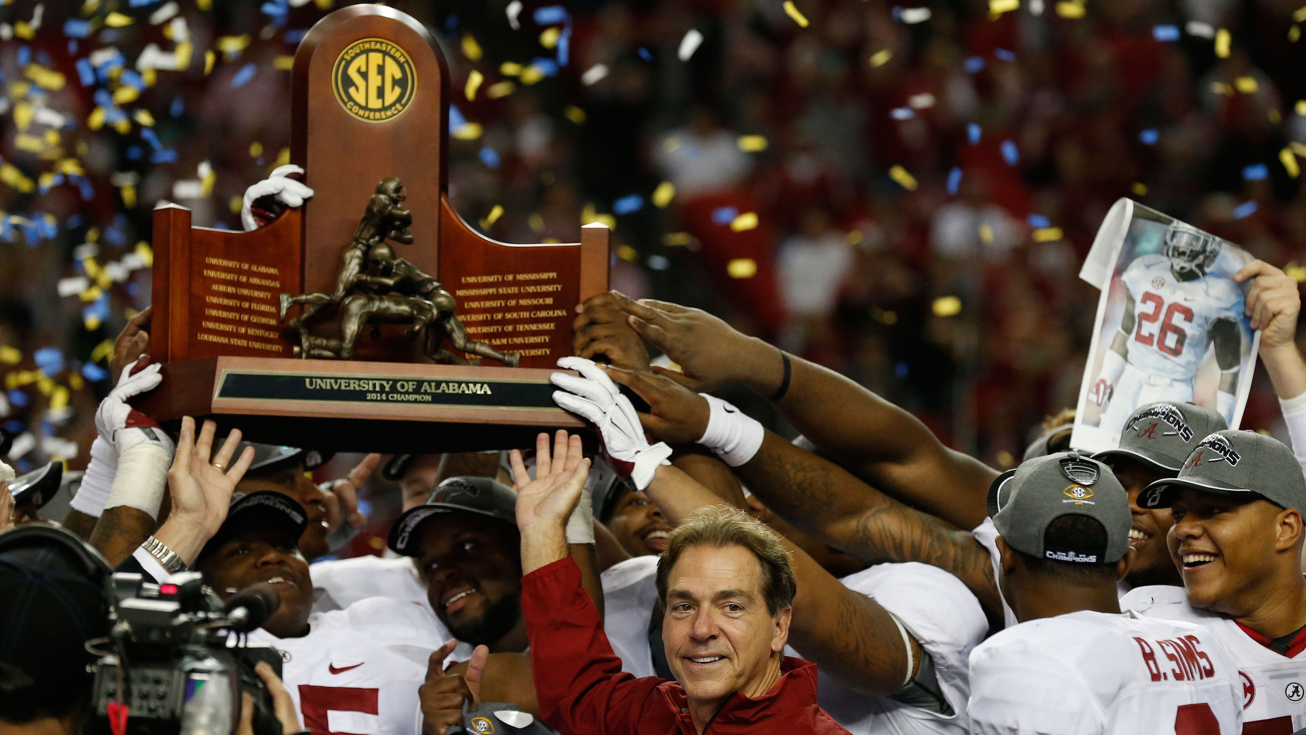 Alabama wins SEC championship