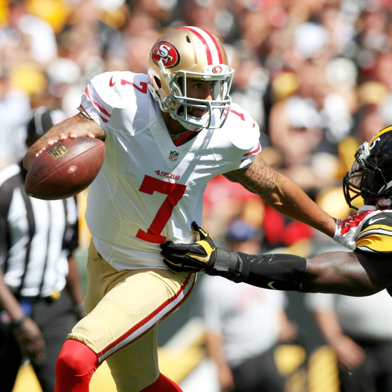 Kaepernick in 'comfort zone' under Tomsula