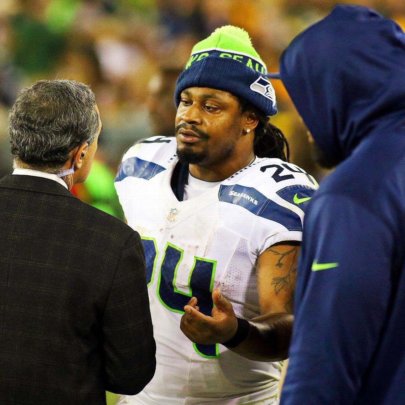 Seahawks RB Lynch (hamstring) out for MNF