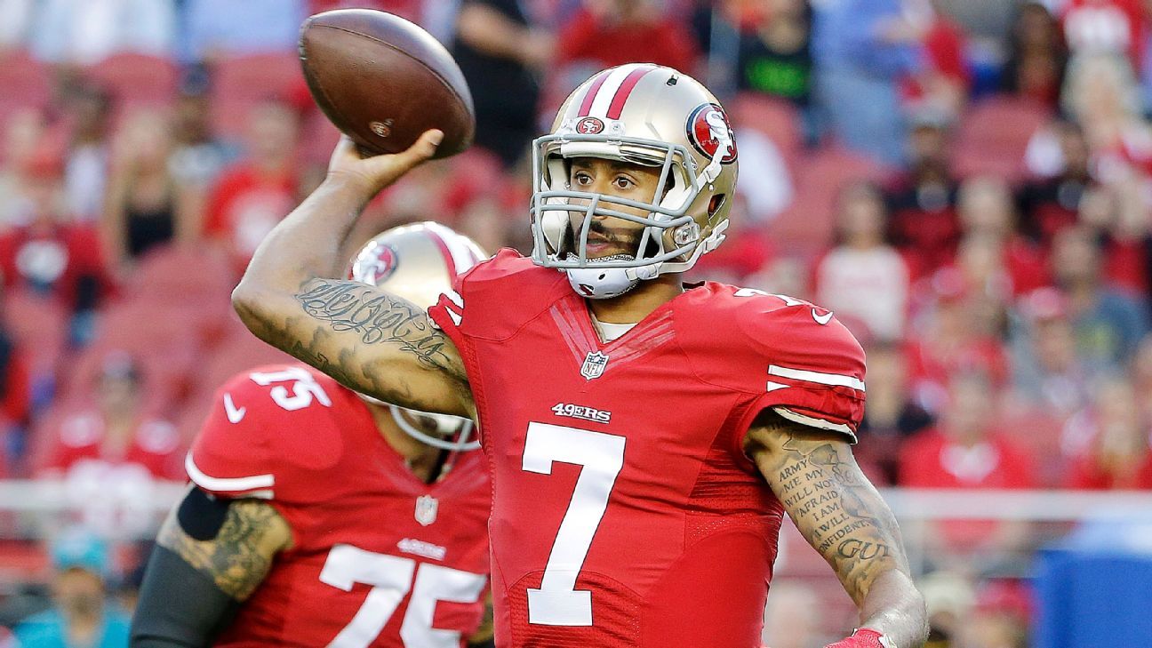 Kaepernick rejects reports of locker room drama