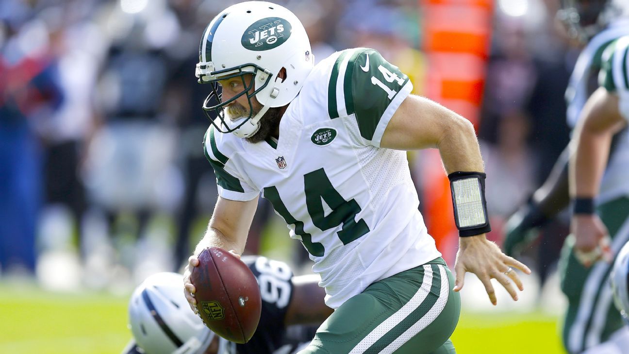 Jets' Fitzpatrick out for game with hand injury