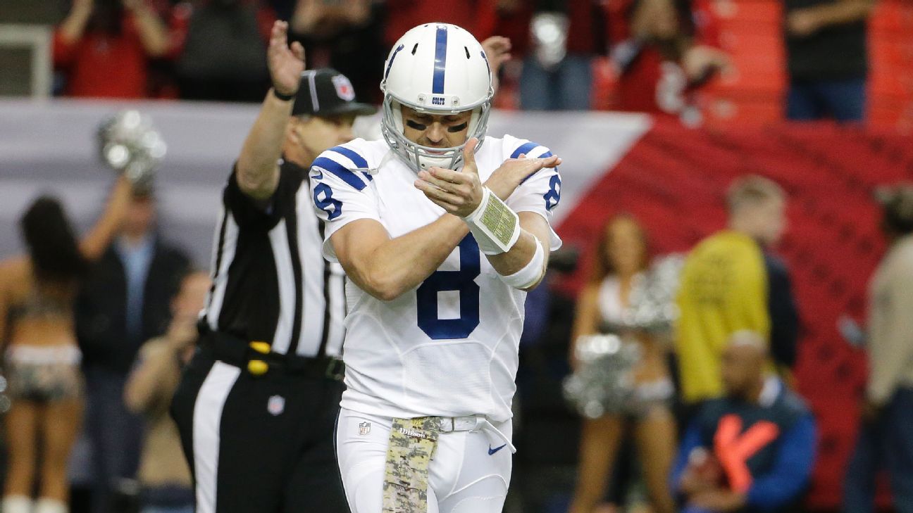 A 40-year-old quarterback and 42-year-old kicker lead Colts