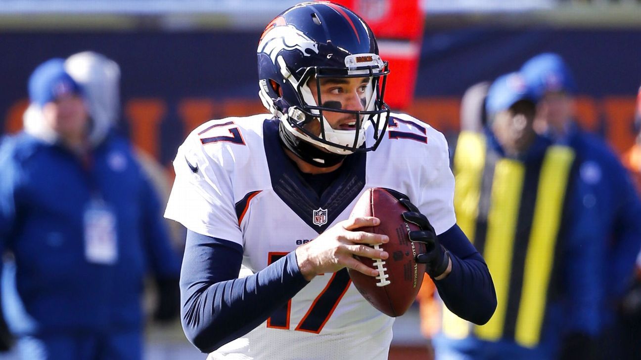 Broncos to start Osweiler, sit Peyton vs. Patriots