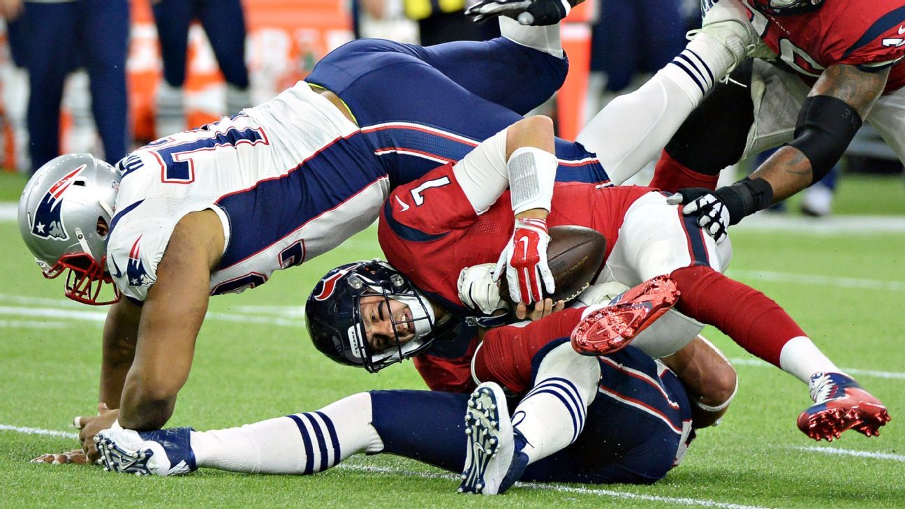 Texans QB Hoyer (concussion) ruled out vs. Colts