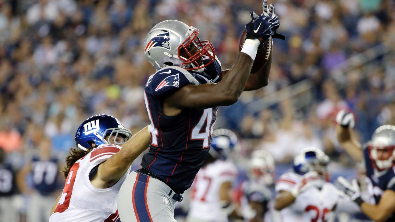 Patriots never lost track of TE Asante Cleveland after 2014 draft