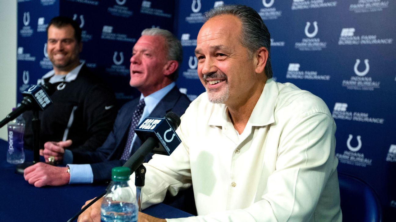 Chuck Pagano: 'That's never a bad thing' to have Jim Irsay's support