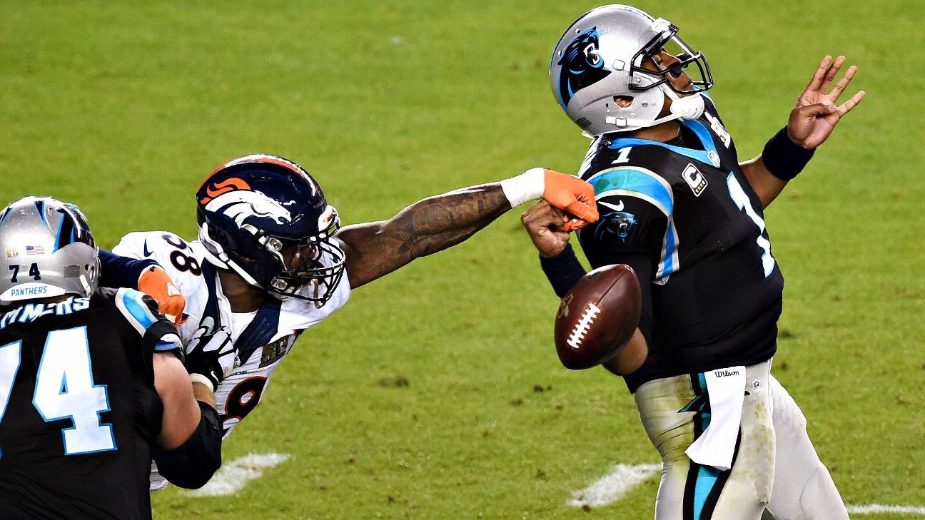 Von Miller Cam Newton Super Bowl 50