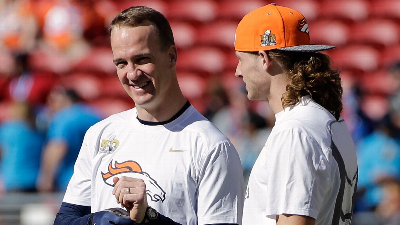 Peyton Manning's path to the Super Bowl goes through the practice squad