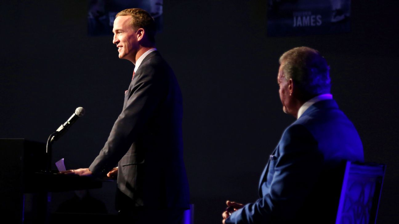 Highlights from Peyton Manning's speech in Indianapolis
