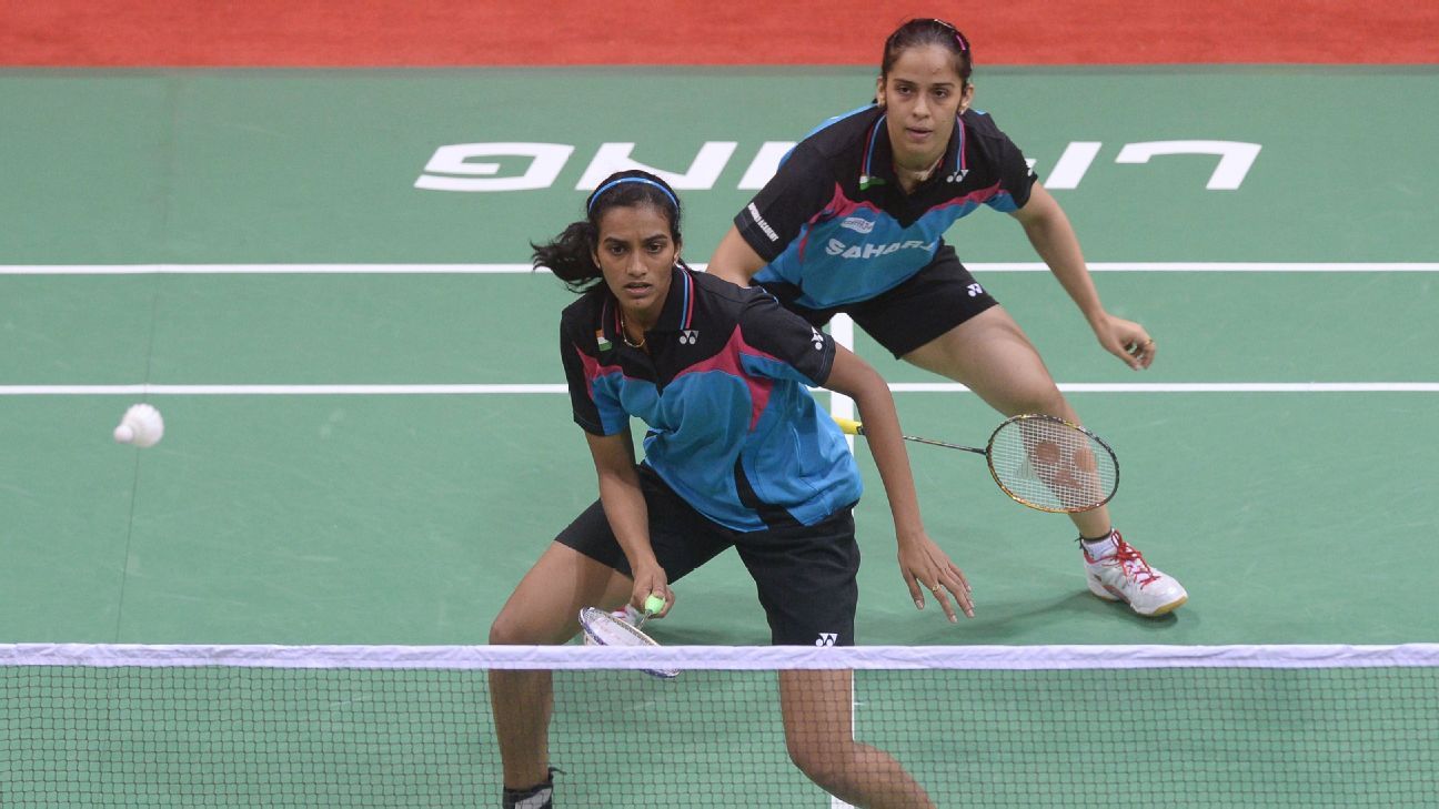 Resultado de imagen de espn saina nehwal and pv sindhu in national badminton