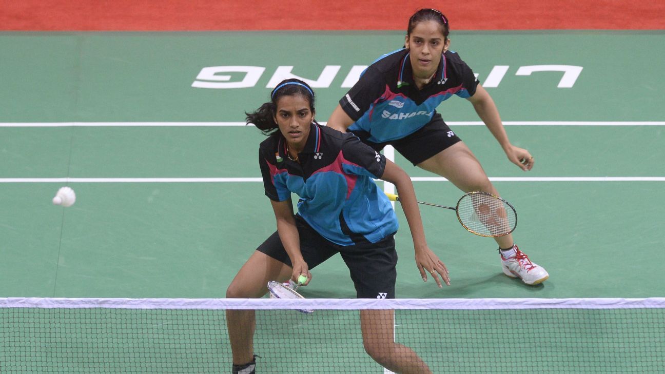 Resultado de imagen de espn saina nehwal and pv sindhu in national badminton