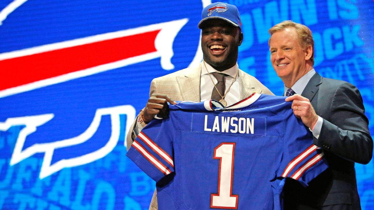 Bills get bad news on top pick Lawson, Watkins