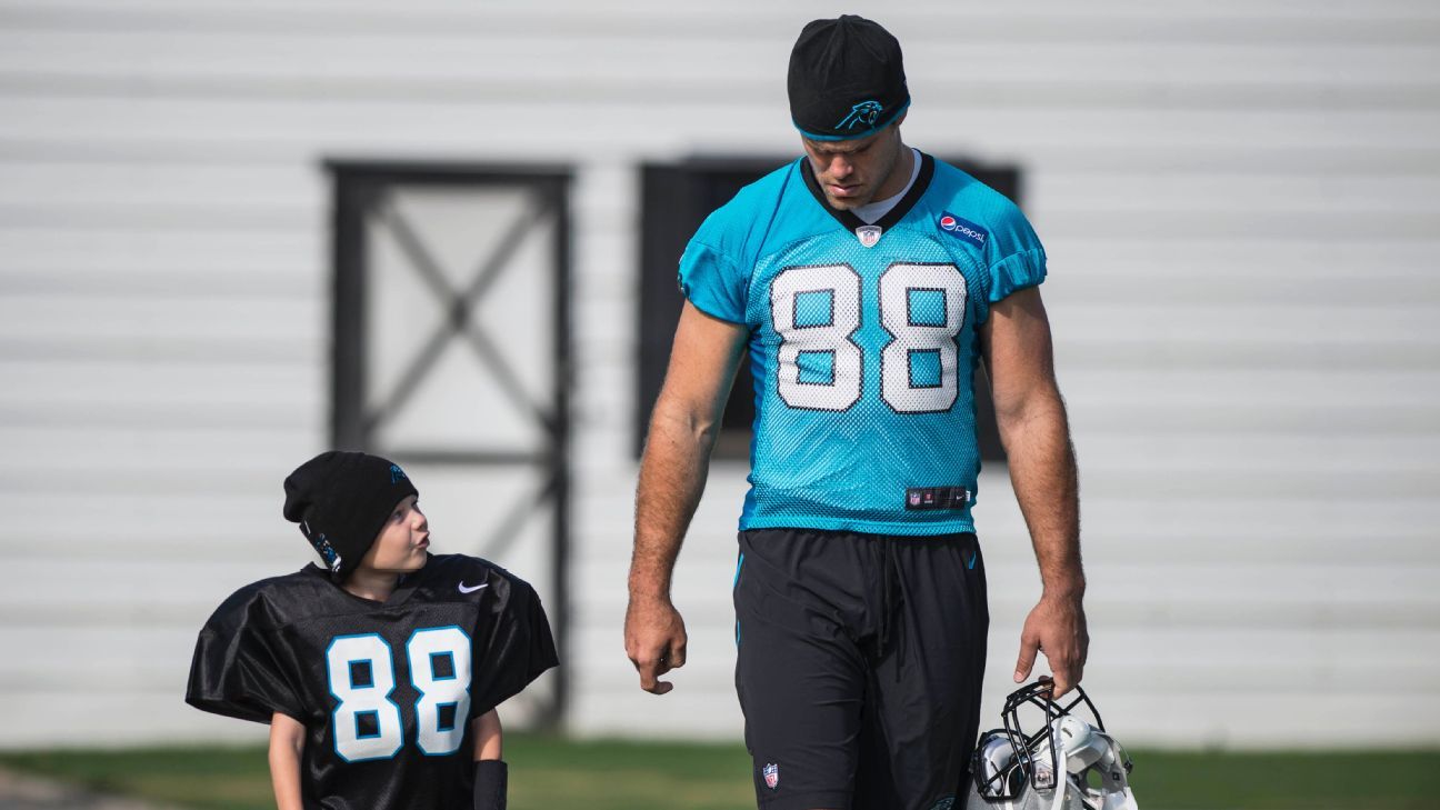 Seven-year-old with brain tumor tells Panthers to 'keep pounding'
