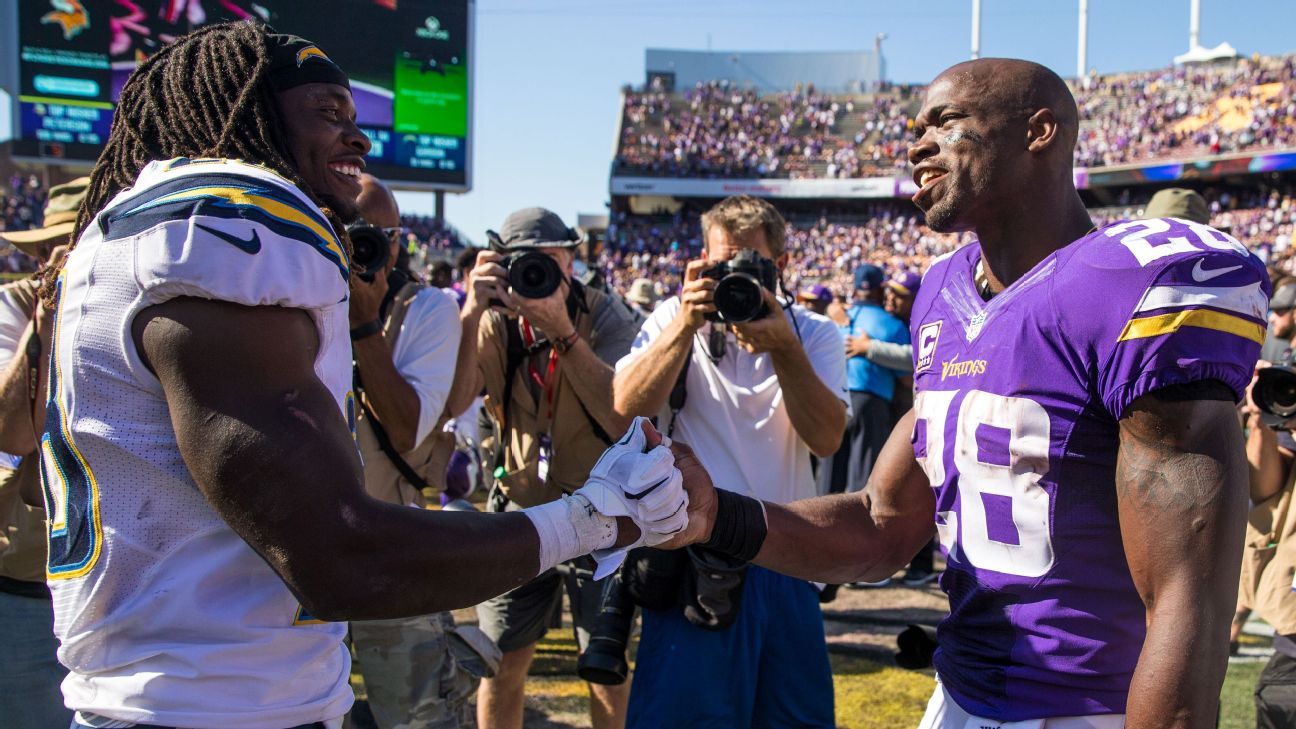 In Melvin Gordon, Adrian Peterson has found a challenger and a protege