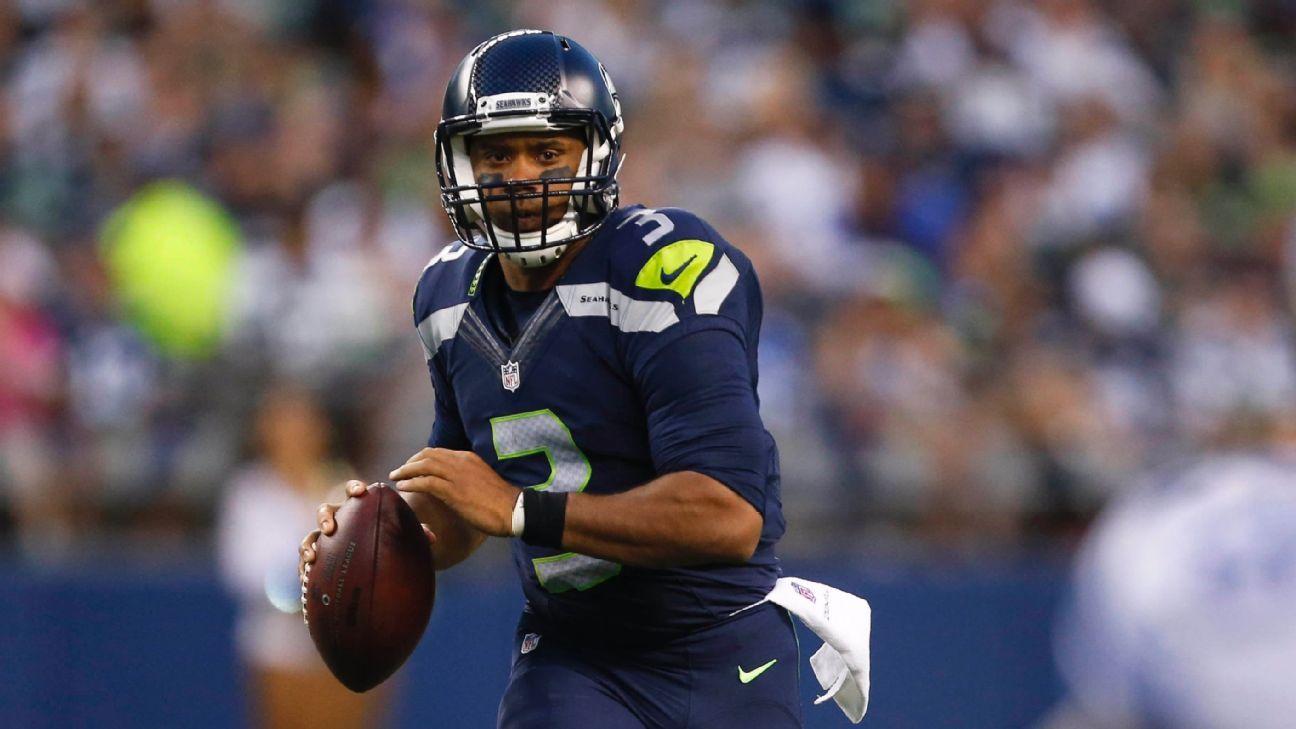 Russell Wilson taken off injury report, to start for Seattle Seahawks