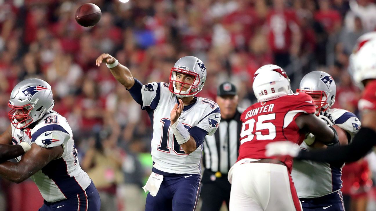 With Jimmy Garoppolo replacing Tom Brady at QB, New England Patriots didn't change a thing on offense