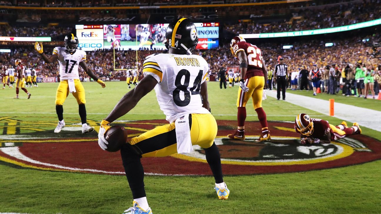 Big Ben: 'Can't have' WR Brown's celebration flags