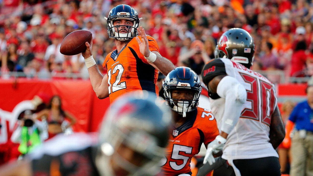 Denver Broncos to start rookie Paxton Lynch at quarterback