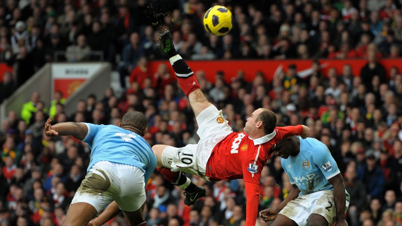 Wayne Rooney volley for Manchester United vs. Manchester
