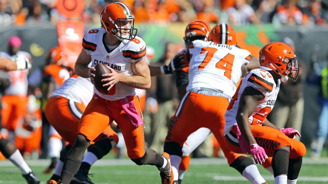 Browns on 6th QB of season after Kessler hurt