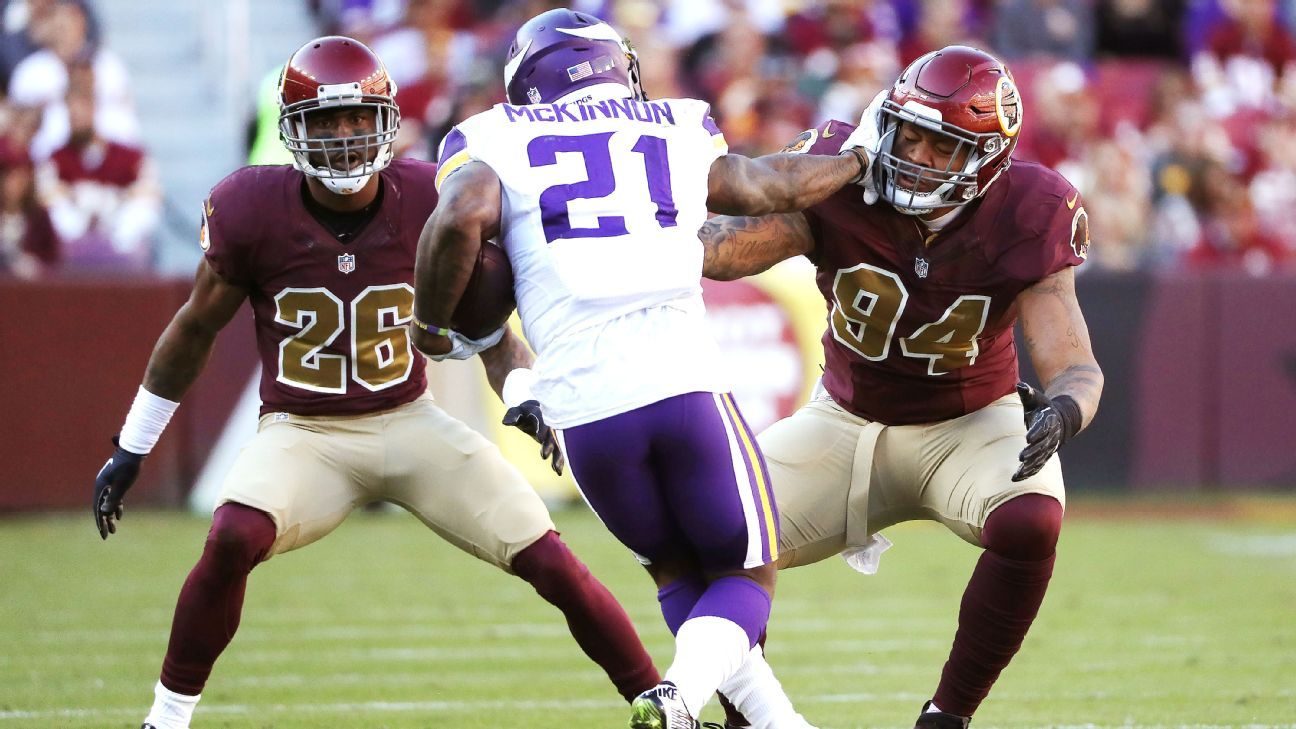 Preston Smith emerges at the right time to lead Redskins over Vikings