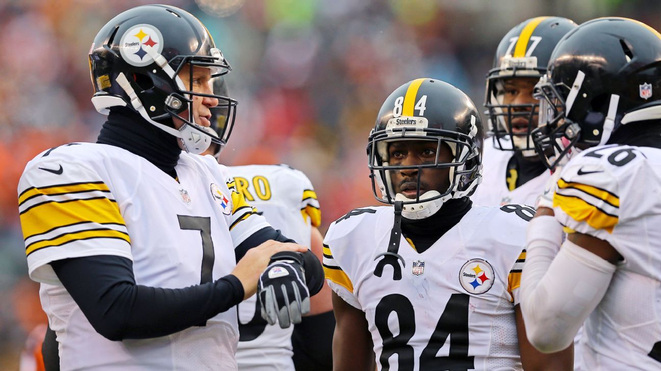 Le'Veon Bell, Antonio Brown surpass Marvin Harrison, Jerome Bettis on same day