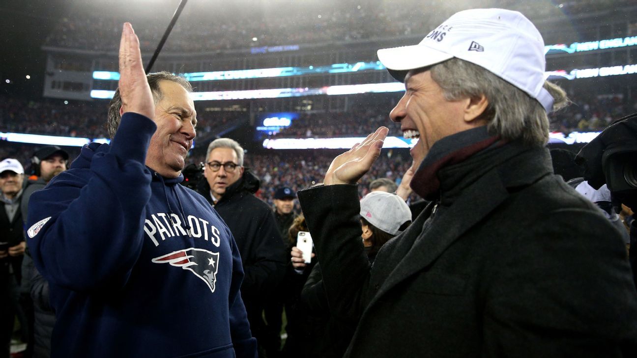 Belichick and Bon Jovi: A football bromance