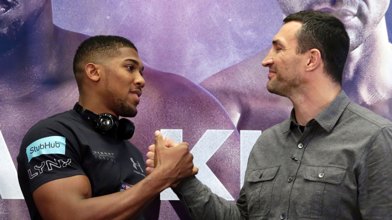 Klitschko: No insults from Joshua 'great for boxing'