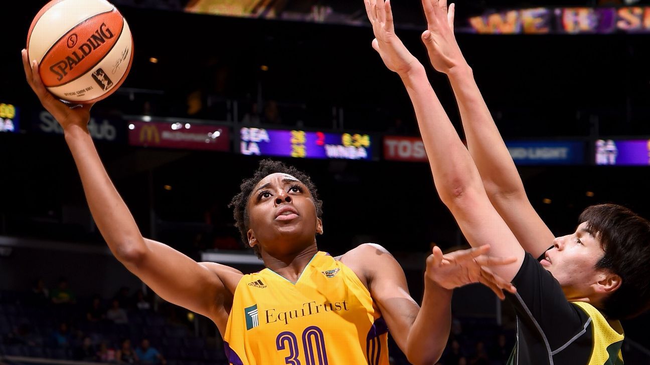 Reigning WNBA champion Los Angeles Sparks beat Seattle ... - 1296 x 729 jpeg 106kB