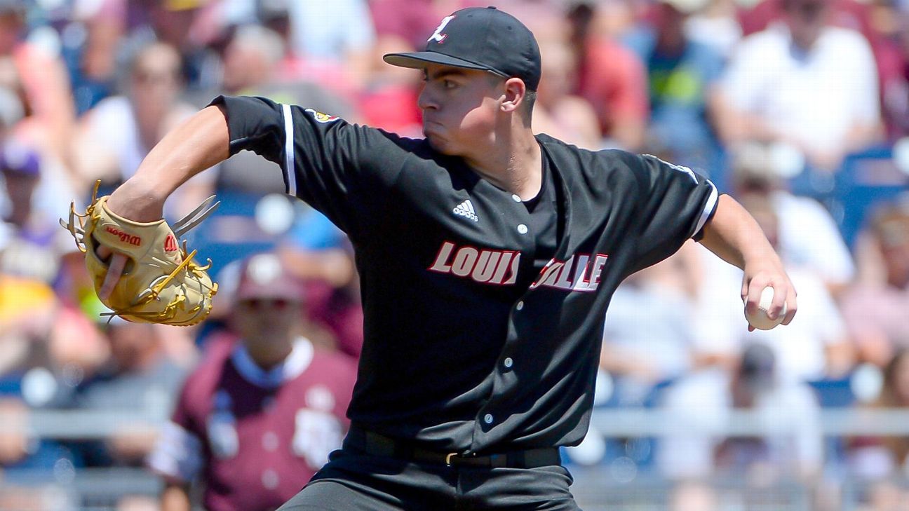 Louisville Cardinals Brendan McKay College World Series performance a Major League Baseball sign