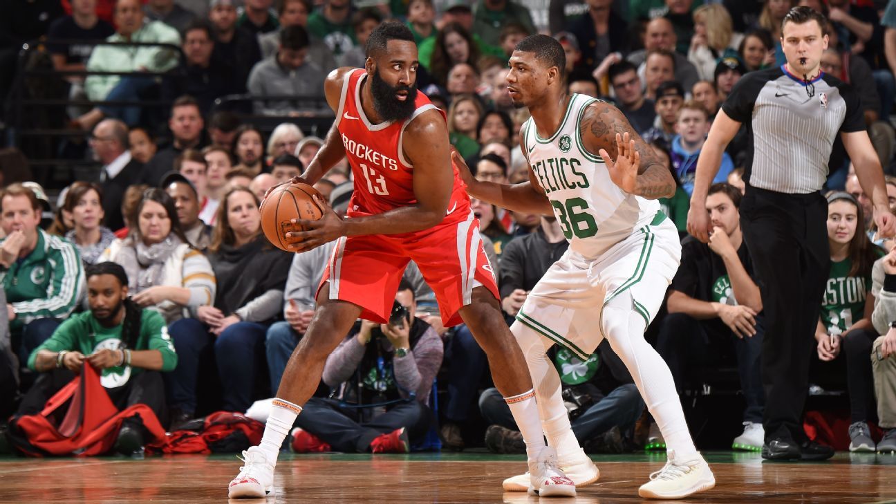 NBA -- Celtics overcome 26-point deficit to beat slumping Rockets