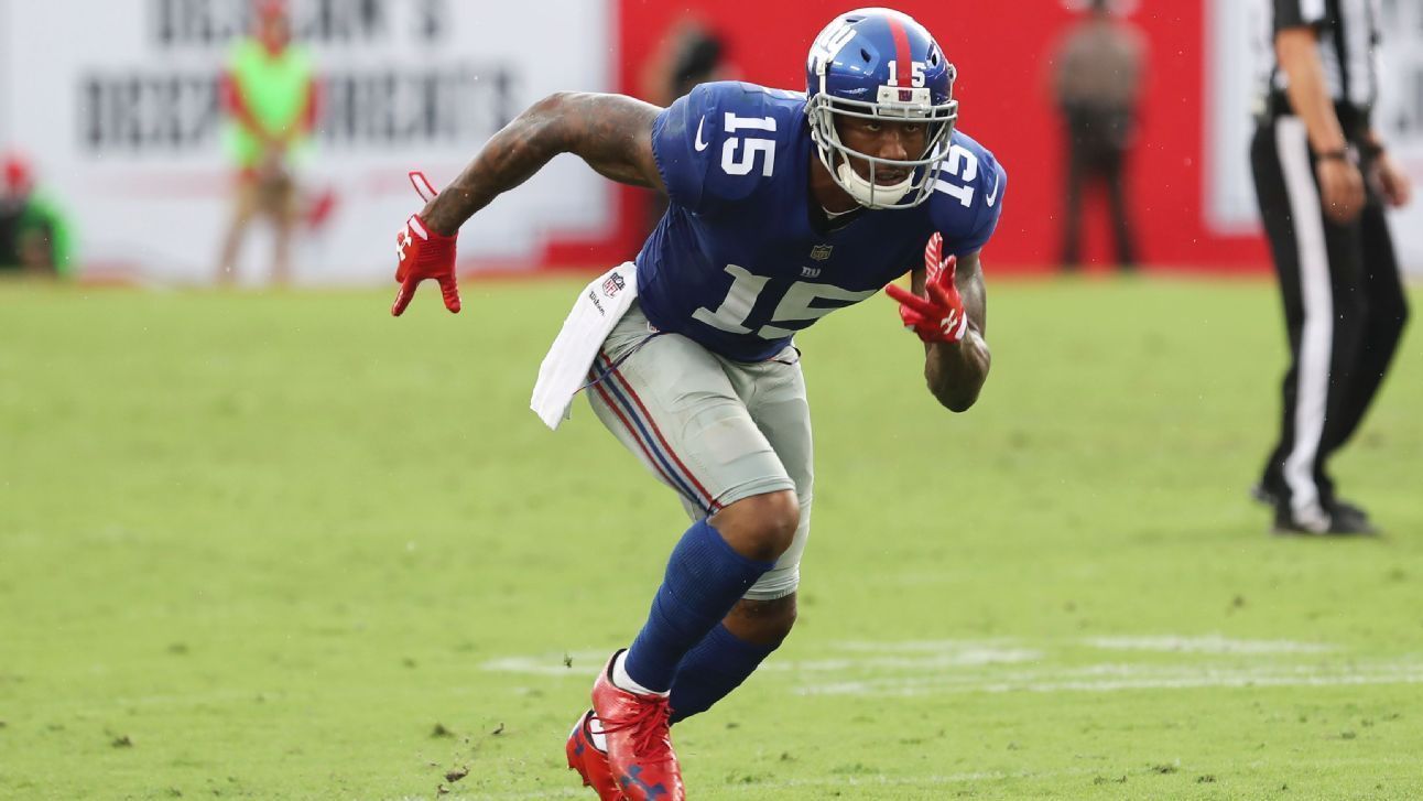 El receptor abierto Brandon Marshall espera volver con los New York Giants la próxima temporada