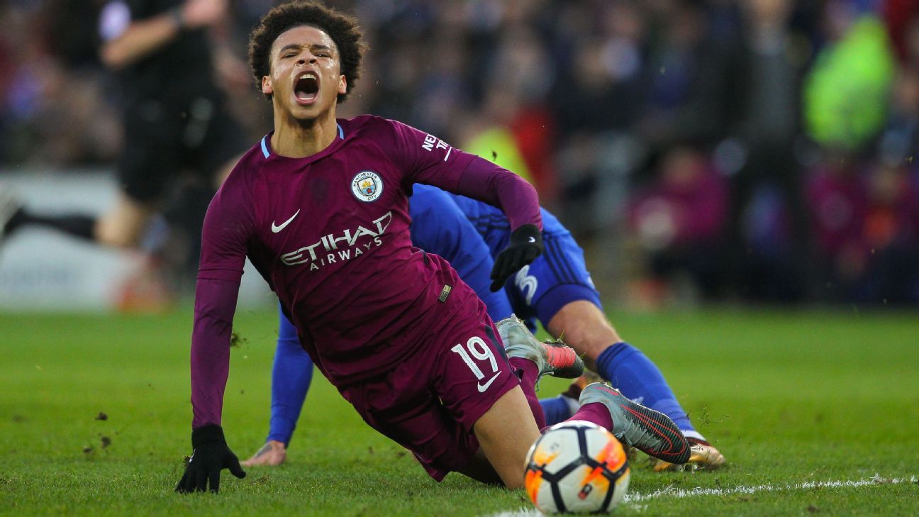 Leroy Sane suffered ankle ligament damage, Man City confirm - 1296 x 729 jpeg 114kB