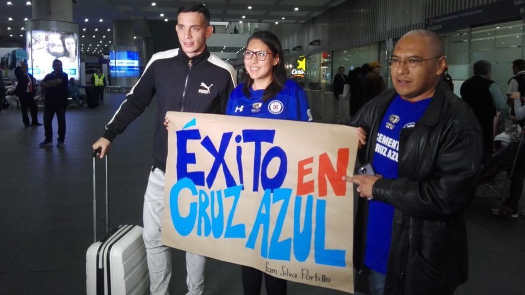 Iván Marcone arribó a México para disipar dudas con el Cruz Azul