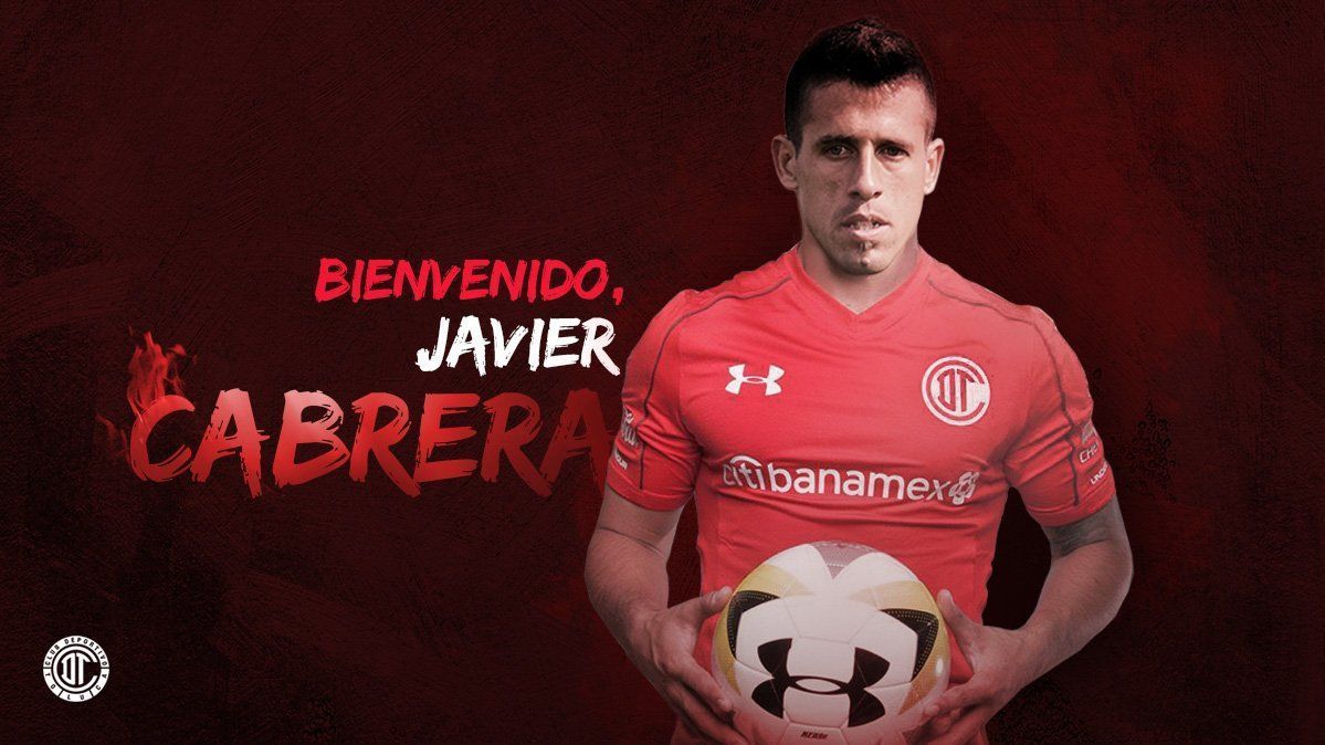 Toluca anuncia a Javier Cabrera como refuerzo para el Apertura 2018