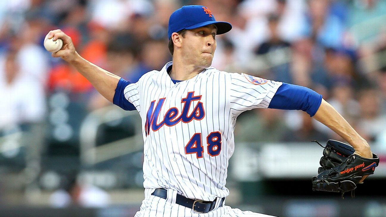 Jacob deGrom ties MLB record with 25th straight start allowing three or