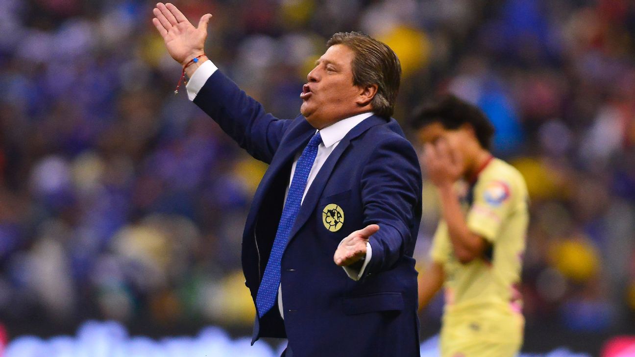 Miguel Herrera and the constant sound of his players wanting to emigrate.