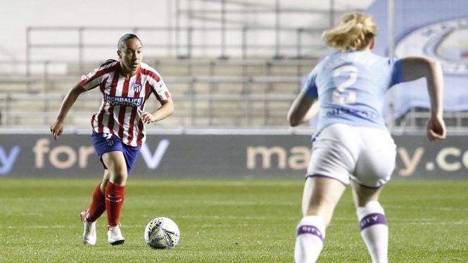 Charlyn Corral anota en Champions con Atlético