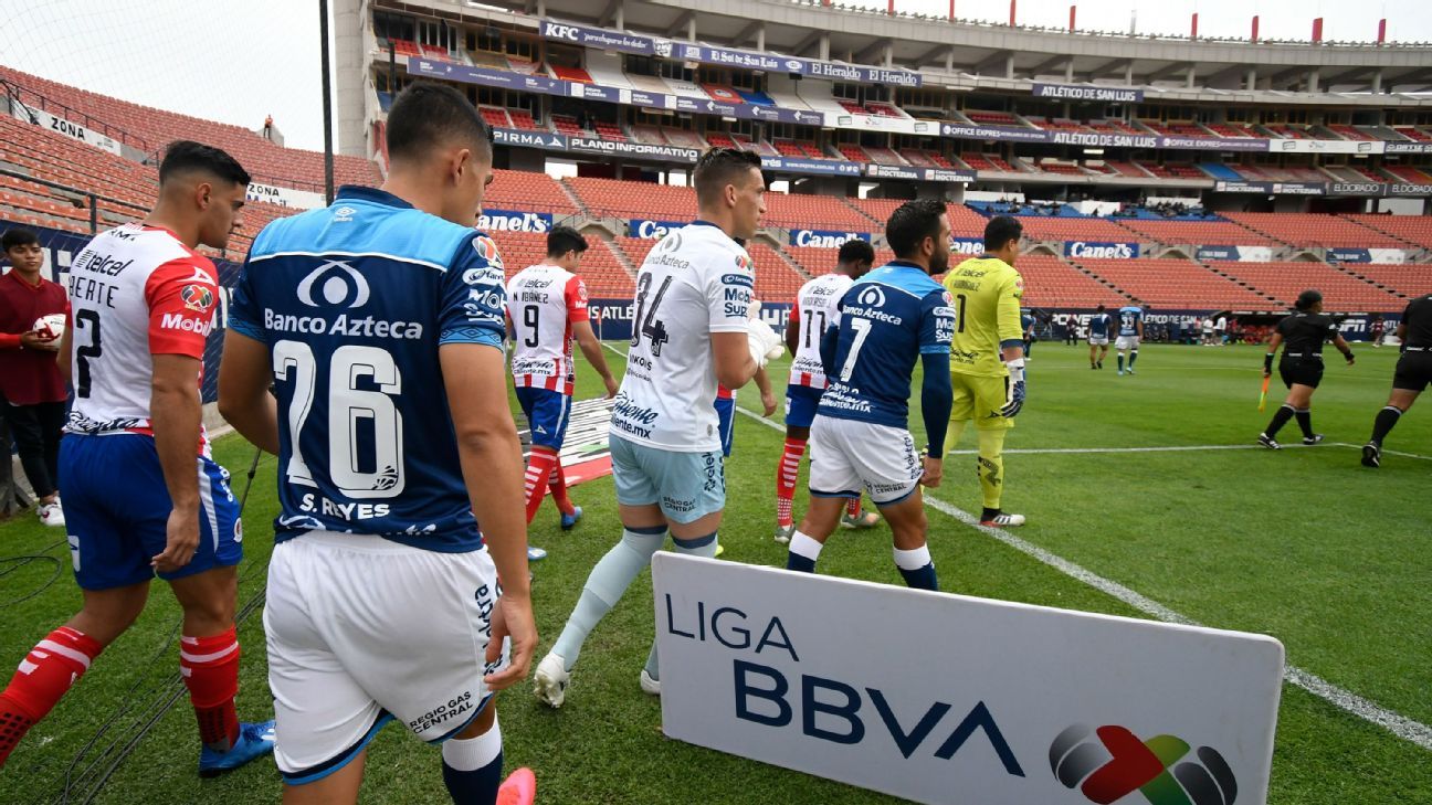 Jugadores del Puebla bajo observación después del juego contra Atlético de San Luis