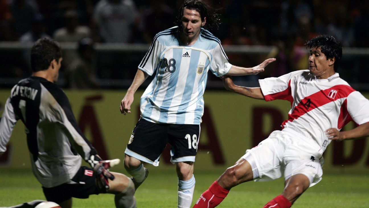 Perú, el sudamericano al que Messi le marcó menos goles - ESPN