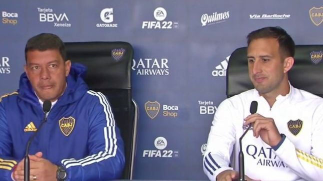 Battaglia e Izquierdoz aseguraron que la charla con Riquelme fue 