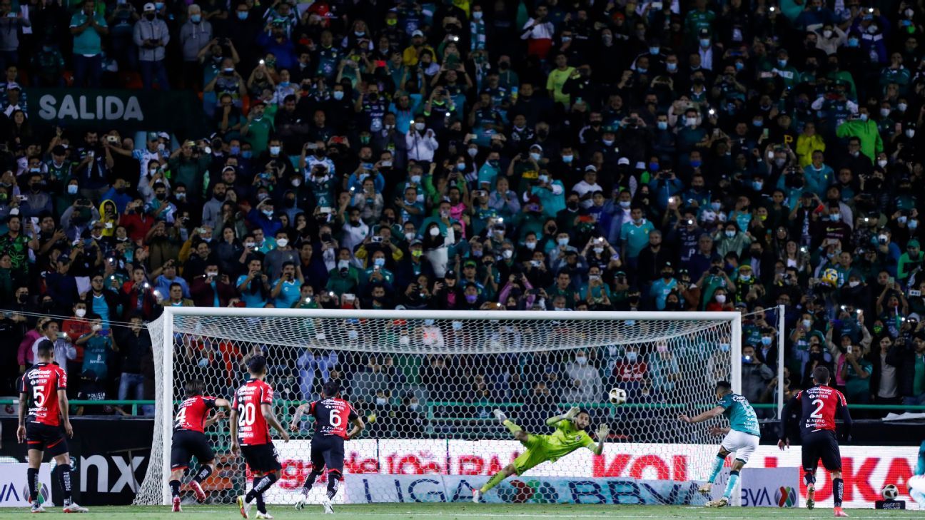 León vs. Atlas - Football Match Report - December 9, 2021 - ESPN